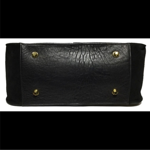 orYANY Leather & Suede Satchel NWT - Picture 2 of 6